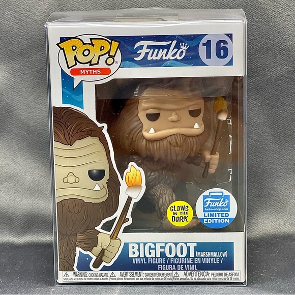 SOLD ON MERCARI - Funko POP! Myths Bigfoot with Marshmallow Stick #16 - Picture 1 of 6